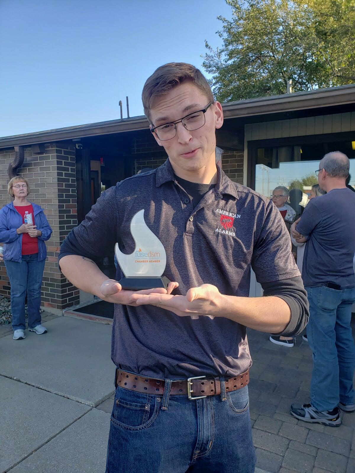 Team member Gavin Herrick at our Training Center grand opening.